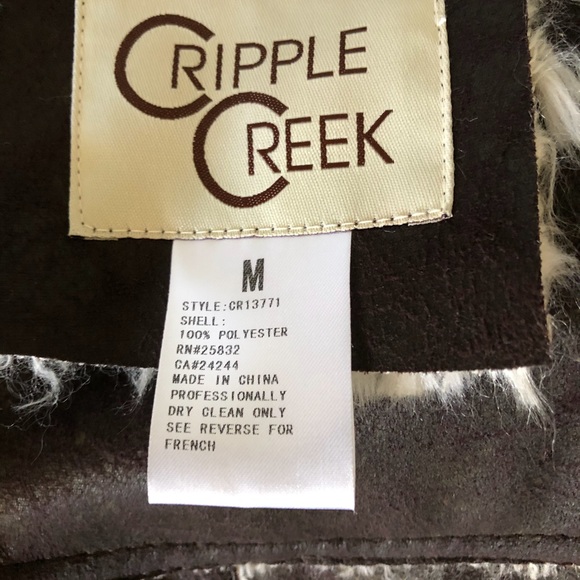 Cripple Creek Cream & Brown Vest - Picture 8 of 14